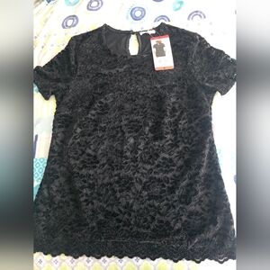 Elegant Black Lace Blouse